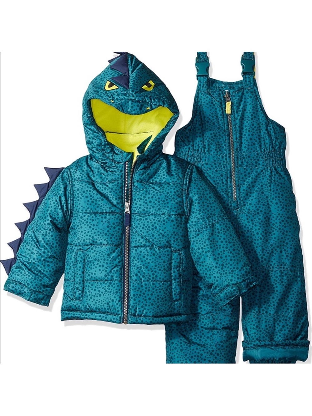 Carters 2pc Dino Snow Suit